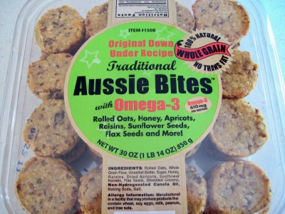 Where can you buy Aussie bites?